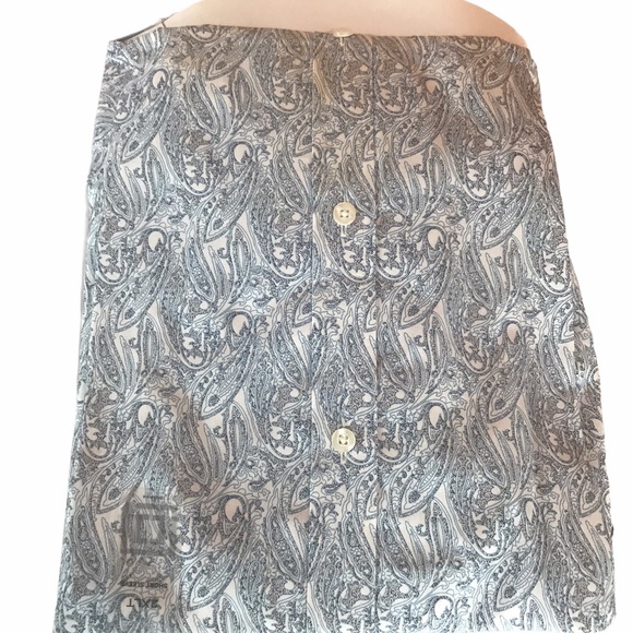 Claiborne 2XLT Tall Paisley Short Sleeve Shirt NWT - Picture 6 of 6
